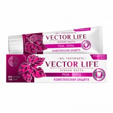 Зубная паста «VECTOR LIFE» Комплексная Защита с розой и перцем чили